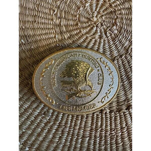 Vintage North American Hunting Club Life Member buckle